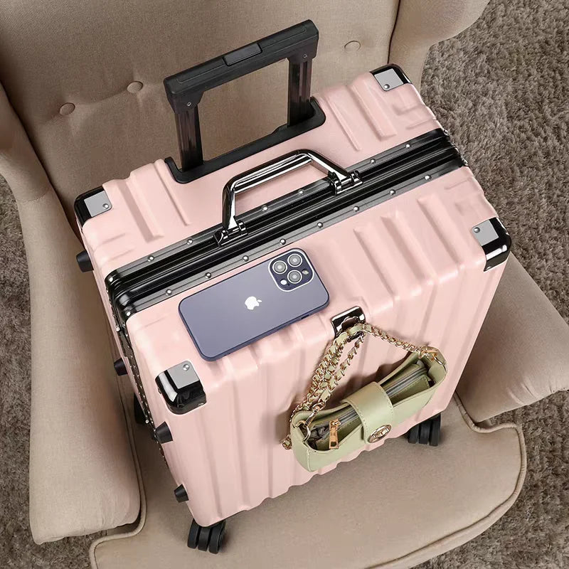 Hard-shell suitcase with aluminum frame – Vilnius