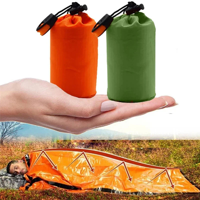 Waterproof Emergency Sleeping Bag – SurvivalShield Bivy