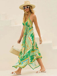 Airy & Stylish Boho Maxi Dress with Halterneck for Women – Naya