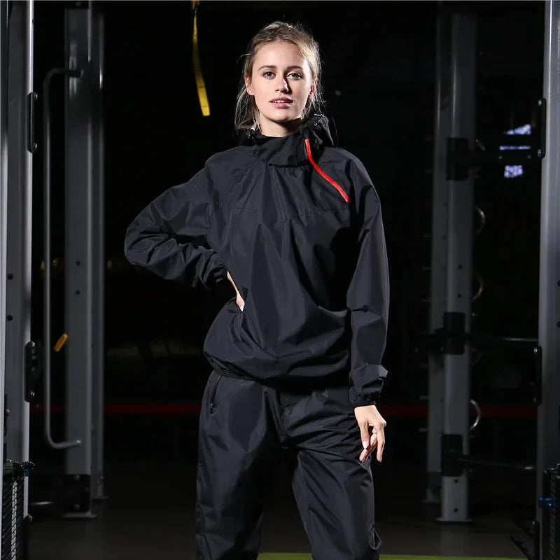 Lightweight Unisex Training Set with Zipper & Hood – Remo