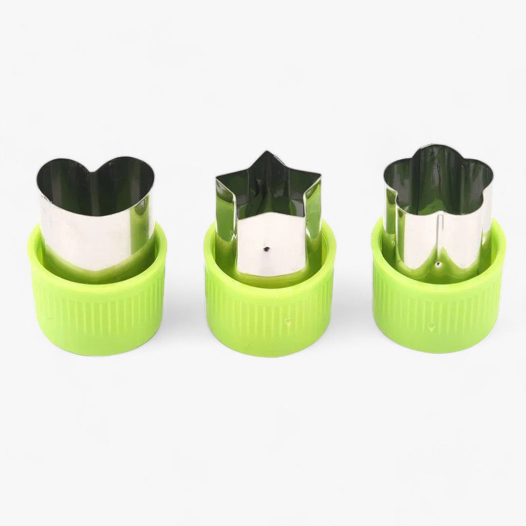 Set creativo de cortadores para galletas y frutas – StarHeart