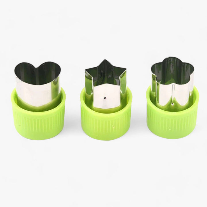 Set creativo de cortadores para galletas y frutas – StarHeart