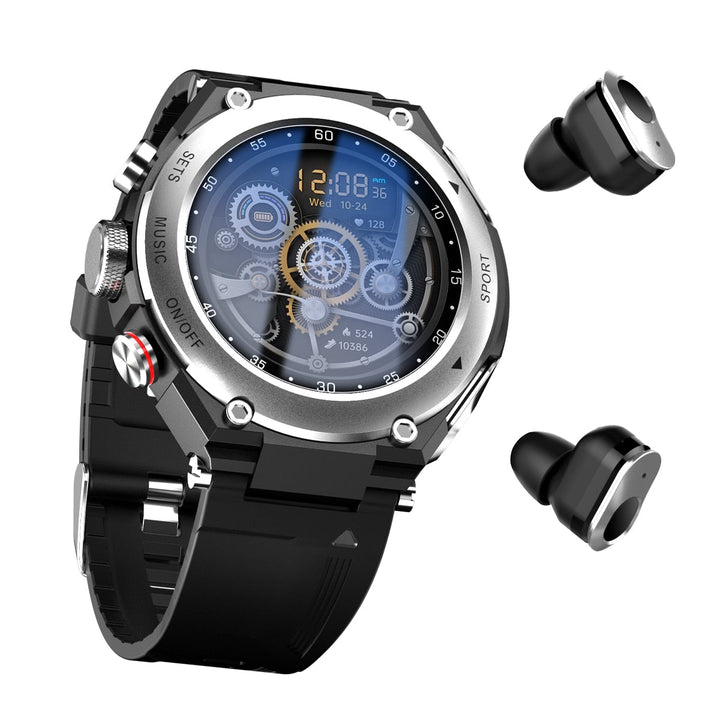 Reloj inteligente completo con auriculares inalámbricos integrados – AlphaX