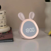 Despertador infantil en forma de conejo con luz nocturna LED - BunniGlow