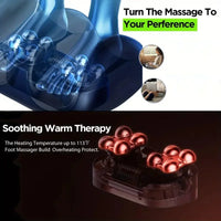 Extra large electric Shiatsu foot and calf massager with heat – Orion