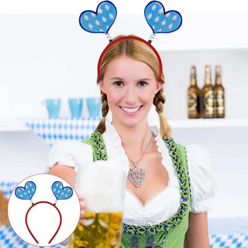 Hårbøjlesæt i Oktoberfest-design (16 dele) – KopfGaudi Oktoberfest 2025