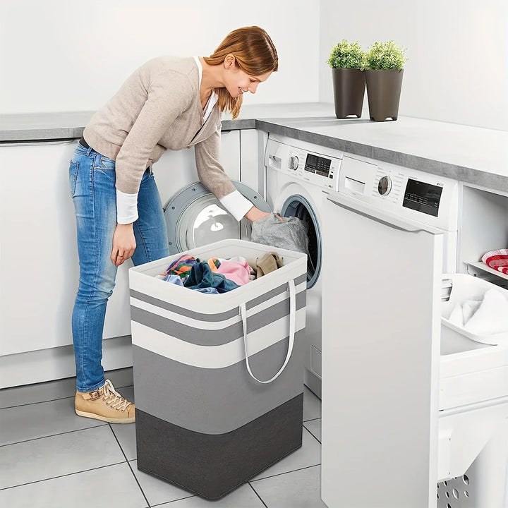 75L Large Laundry Basket with Handles and Foldable Design – Solen