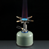 Mini tragbarer Camping-Gasofen mit einstellbarer Flamme – Solen
