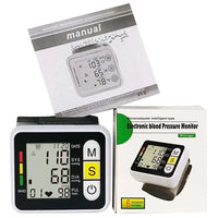 Monitor digital de presión arterial de muñeca con pantalla LCD – PulseTrack