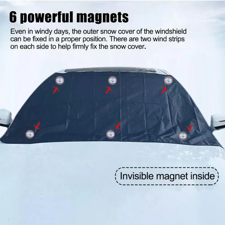 Magnetisk all-weather vinduesafdækning – FrostGuardia
