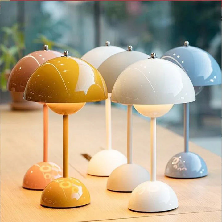 Trendy Mushroom-Shaped Designer Lamp - MushLuxe