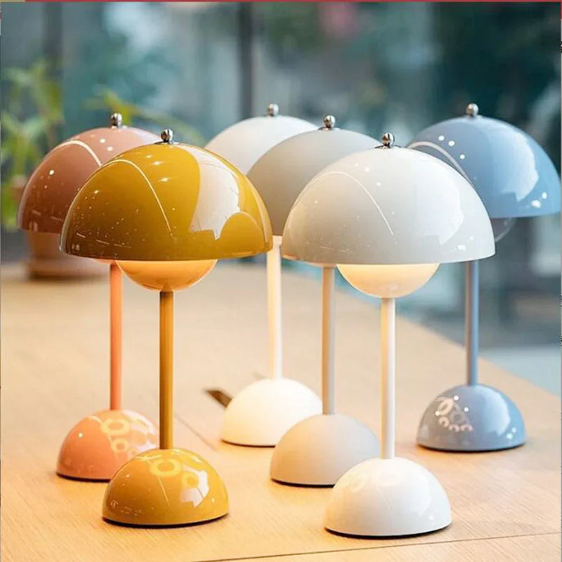 Trendy Mushroom-Shaped Designer Lamp - MushLuxe