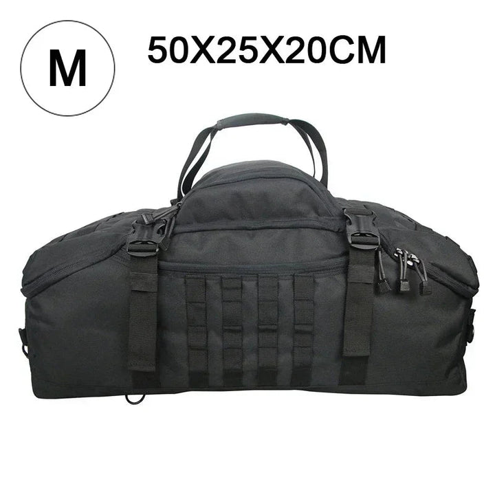 Large Tactical Travel Bag and Backpack - TrailTrek Duffle