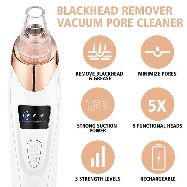Electric Blackhead Remover and Facial Cleanser - ClearSkin Pro