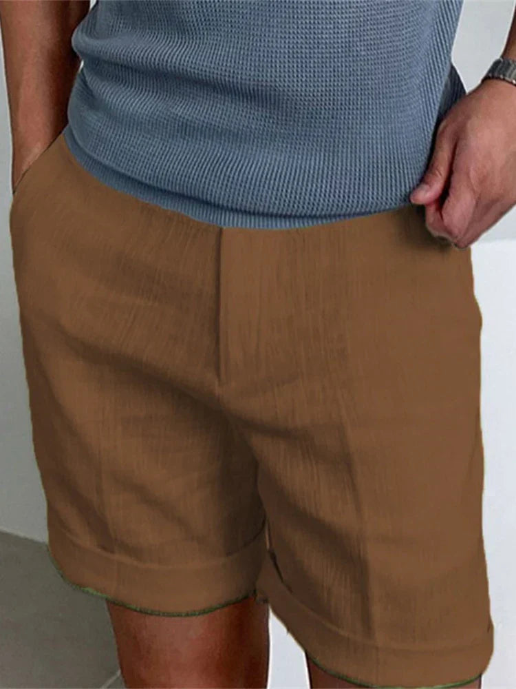 Leichte Herren Sommer-Shorts aus Leinen mit Relaxter Passform – Jorin