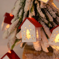 Træ-julehuse med LED-belysning – GlowHouse
