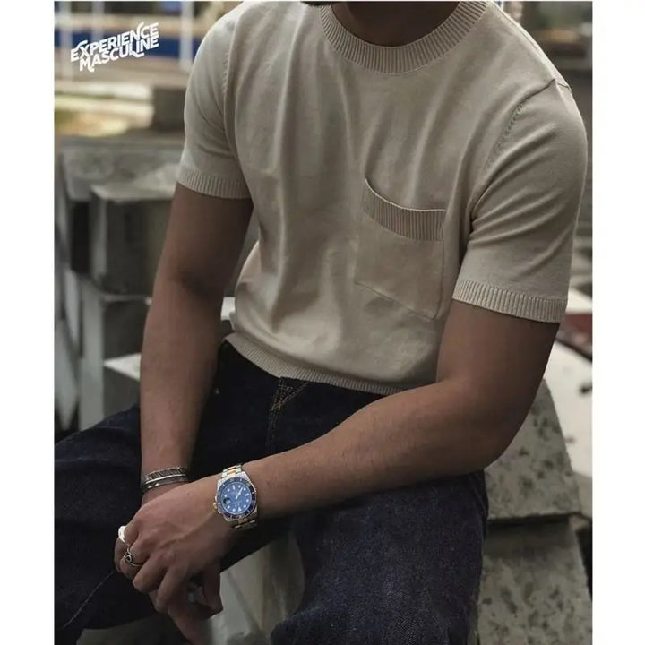 Slim fit herrepoloshirt med glidelås – Fabrizio