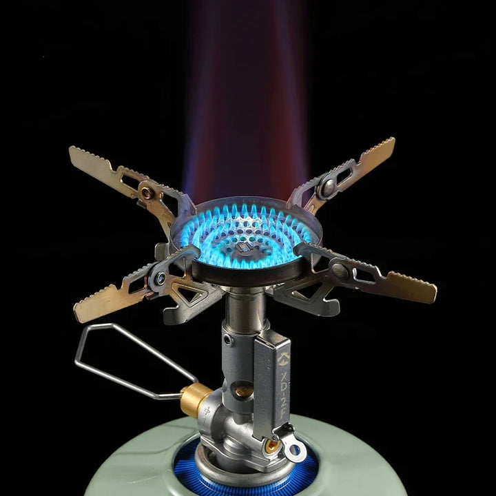 Mini tragbarer Camping-Gasofen mit einstellbarer Flamme – Solen