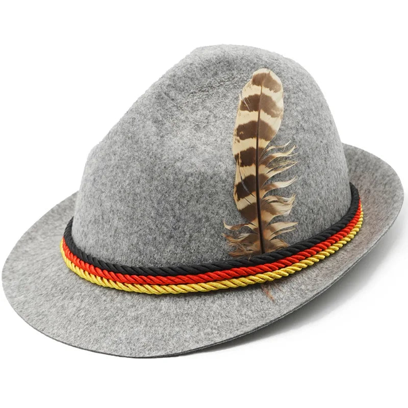 Alpine Hat with Feather – Mountain Friend Oktoberfest 2025