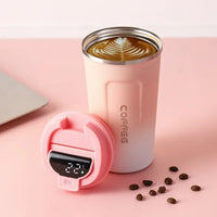 Vaso térmico de acero inoxidable con indicador de temperatura inteligente – TempMate