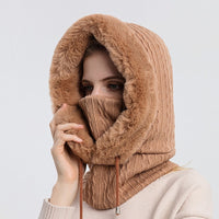 3-in-1 Winter Scarf and Hat for Women - Isabella