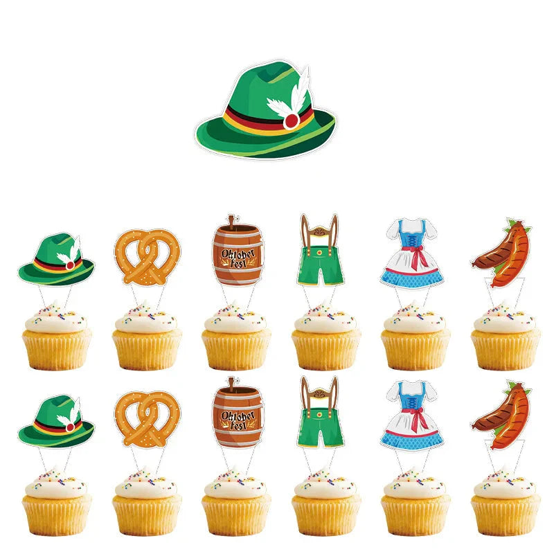 Party decoration set in Oktoberfest design – WiesnFreude Oktoberfest 2025