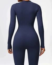 Luxurious full-body romper with long sleeves - Lisa