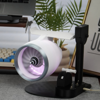 Turbojet-vifte-stil tåkehumidifier med RGB-belysning – AeroMist