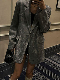 Glitrende paljettblazer - Celeste