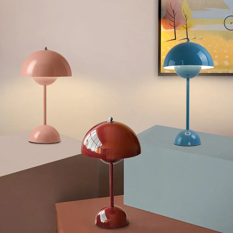 Trendy Mushroom-Shaped Designer Lamp - MushLuxe