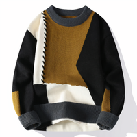 Patchwork Men's Sweater - Jasper