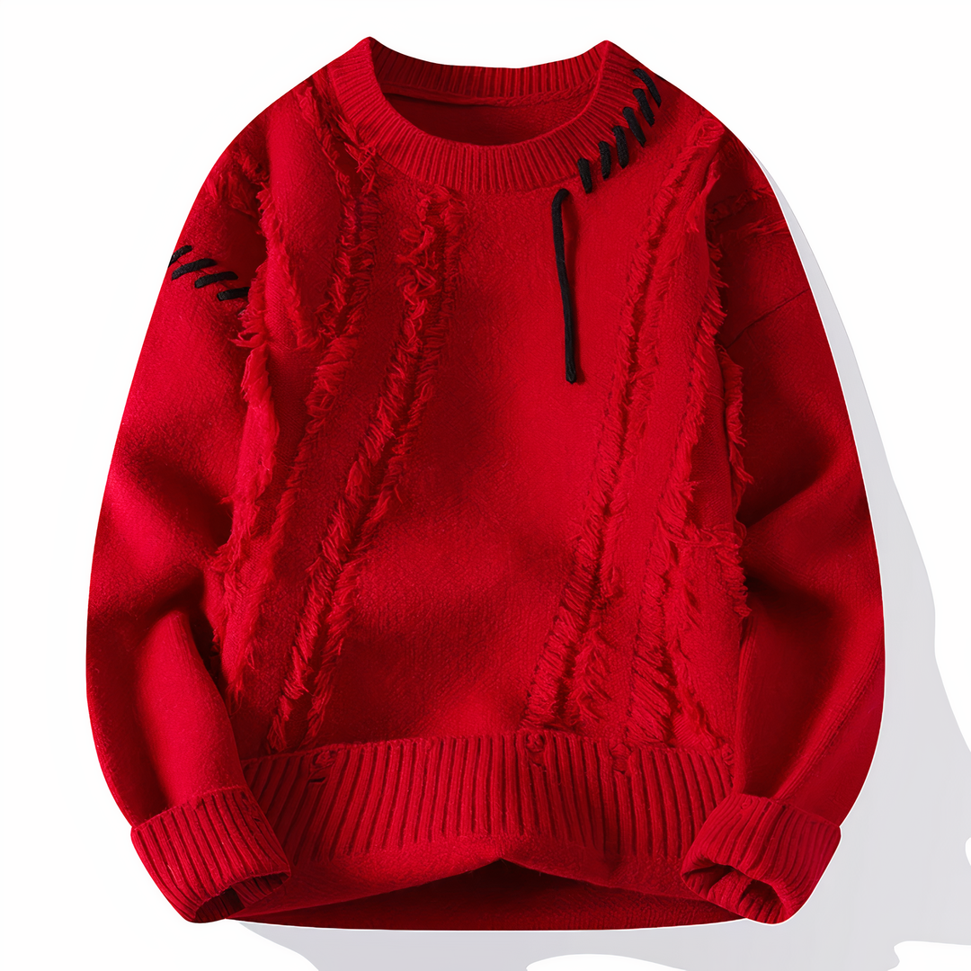 Patchwork Men's Sweater - Jasper