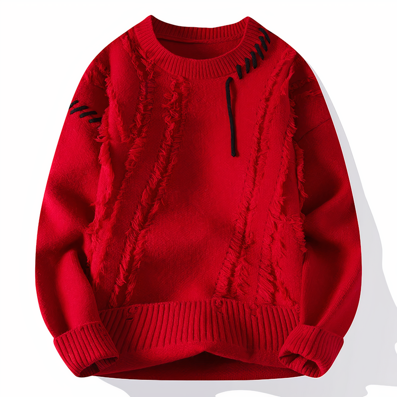 Patchwork Men's Sweater - Jasper