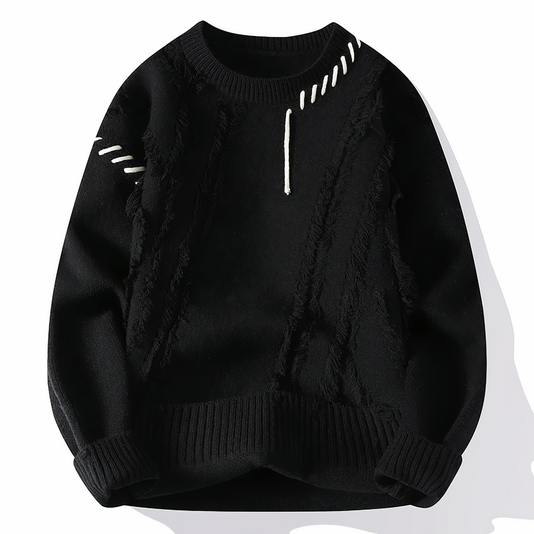 Patchwork Men's Sweater - Jasper