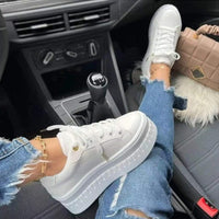 Stylish Luxury Platform Women's Sneakers – Nina