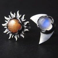 Earrings Sun and Moon – Sunny