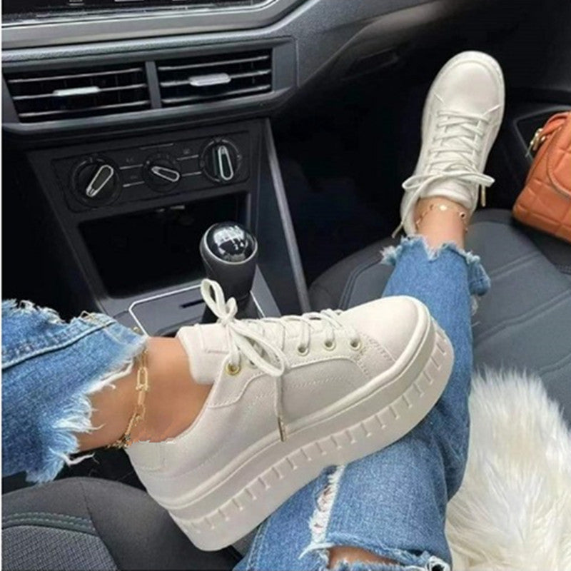Stylish Luxury Platform Women's Sneakers – Nina