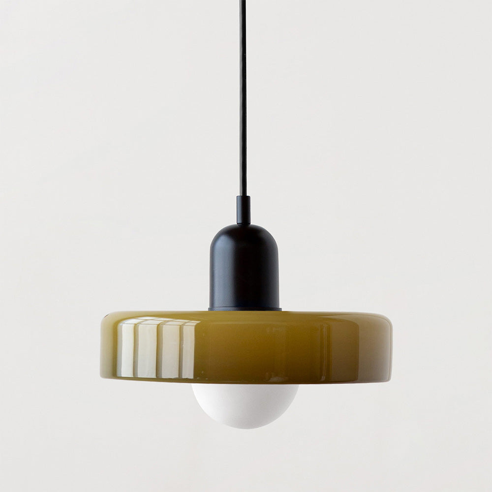 Lámpara colgante colorida estilo Bauhaus - StiloGlas