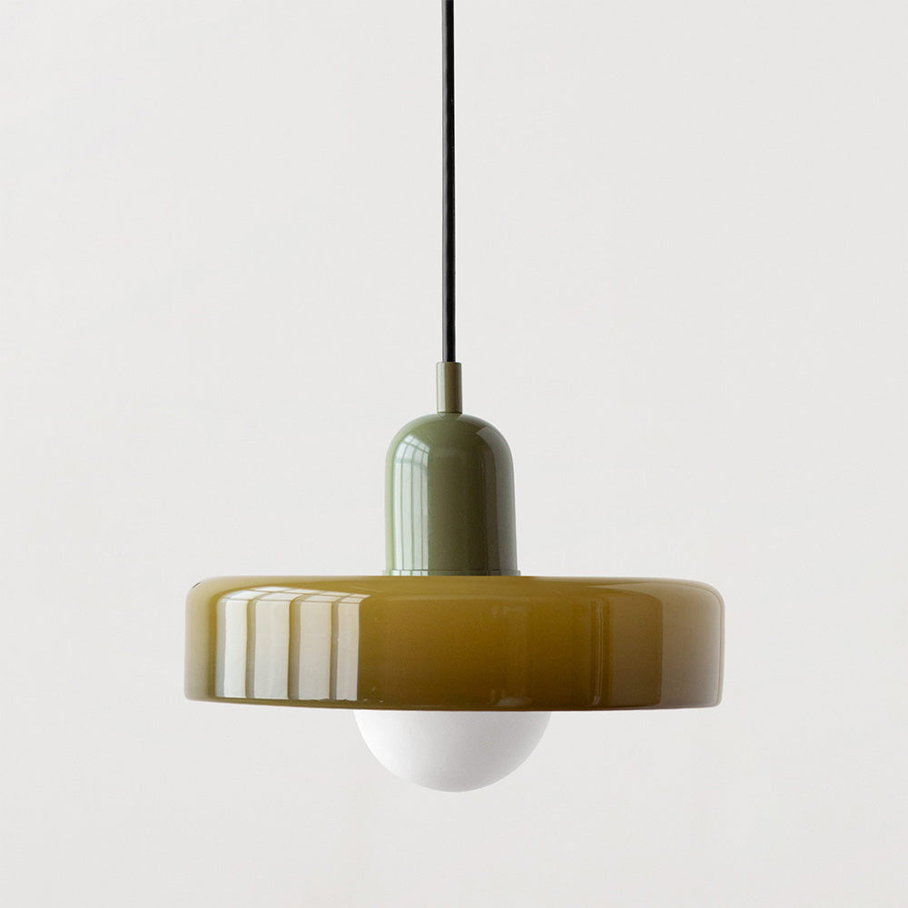 Lámpara colgante colorida estilo Bauhaus - StiloGlas