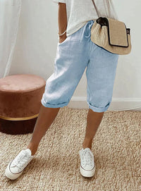 Fashionable Summer Women's Linen Pants - Lina