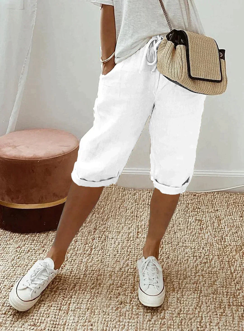 Fashionable Summer Women's Linen Pants - Lina