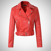 Vegan Women's Leather Jacket – Alivra Autumn Edition