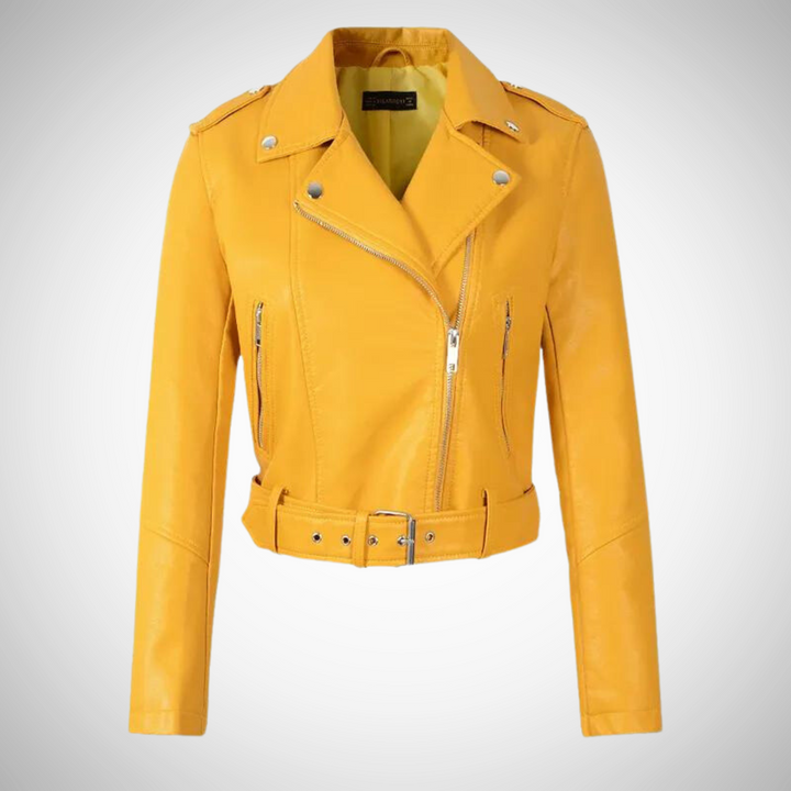 Vegan Women's Leather Jacket – Alivra Autumn Edition