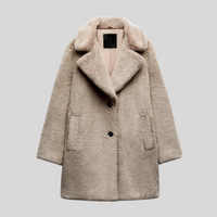 Women's Teddy Coat with Classic Cut – Maribelle