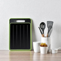 Double-sided cutting board with defrosting plate - BladeBoard