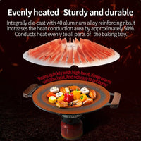 Portable Aluminum Grill Pan with Handles for Camping & BBQ – Arlo
