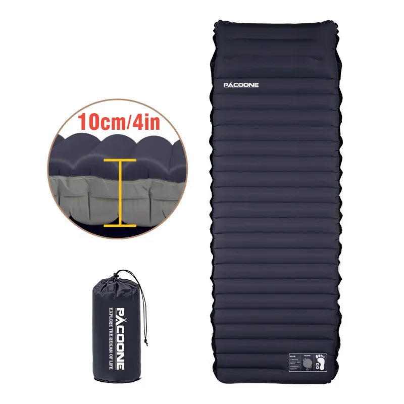Ultralight self-inflating camping mattress with integrated pump – Eryx