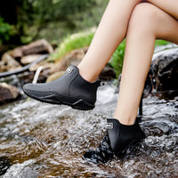 Botas de lluvia para mujer, de media caña y impermeables con suela antideslizante – Nivara
