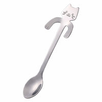 Mini stainless steel cat spoons - Whiskra