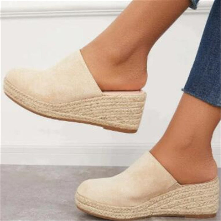 Retro chic kilehæl sandaler - Vera